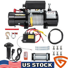 Electric Winch 12v 13000lbs Steel Cable For Jeep Truck Trailer Car Winch 4wd Suv Electric Winch 12v 13000lbs Steel Cable For Jeep Truck Trailer Car Winch 4wd Suv