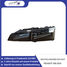 🇩🇪 RECHTES HINTERES INT-LICHT ➤ PEUGEOT 308 2011- 9835300380 ♻️