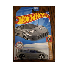 Hot Wheels 1994 Bugatti EB110 SS HW Turbo Sport Car Gray Diecast Model