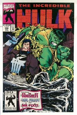 Incredible Hulk #396 1992 Marvel Comics VF/NM Comic Book Direct Punisher