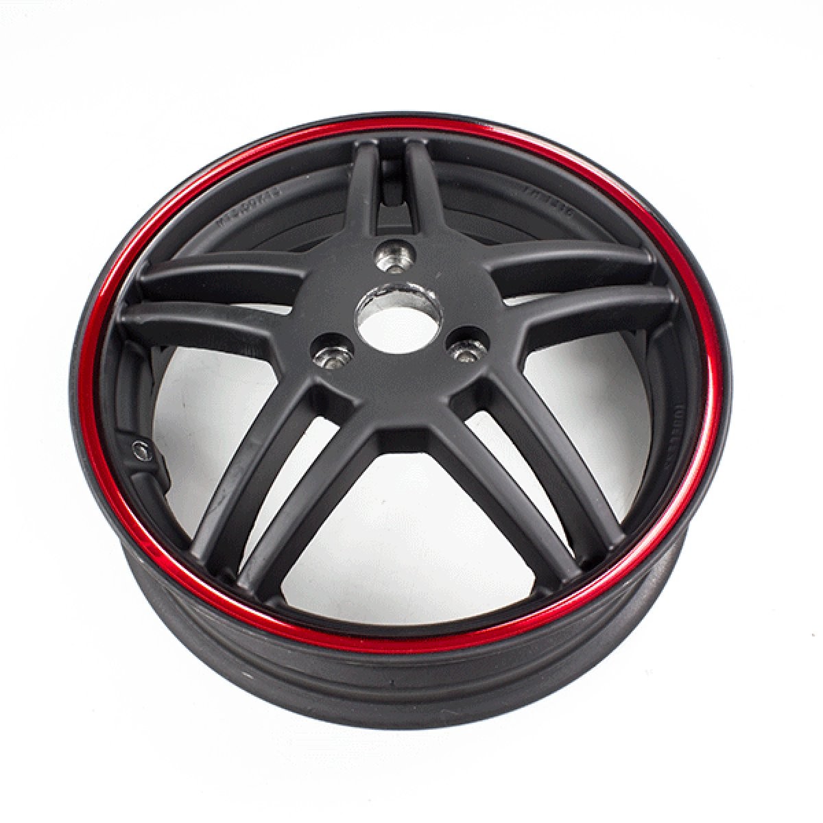 Rear Wheel Red 13 x 3.50inch for LJ125T-8M, LJ125T-8M-E4 Gravity Cast Steel Unit