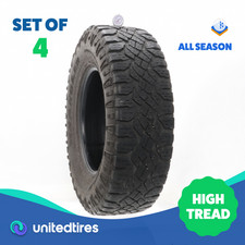 Set Of 4 Used Lt 28575r18 Goodyear Wrangler Duratrac 129126q - 9-10.532 Set Of 4 Used Lt 28575r18 Goodyear Wrangler Duratrac 129126q - 9-10.532