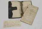 Antique 1866 Pocket Diary Civil War Retrospective Lincoln Assassination Gold...