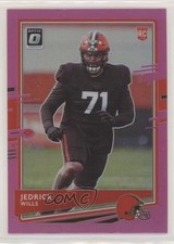 2020 Panini Donruss Optic Rookies Pink Prizm Jedrick Wills #119 0o6v