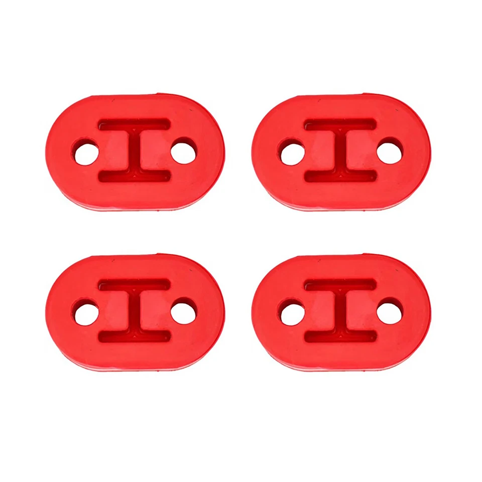 4 Pcs Heavy Duty Rubber Exhaust Tail Pipe Mount Bracket Hanger Accessories B - Image 4 of 4