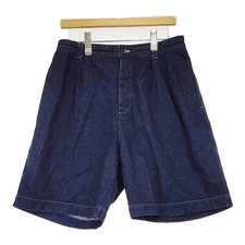 NEST ROBE CONFECT UpcycleLino BASIC 9.5oz Denim Easy Shorts Indigo 5-1203S♪