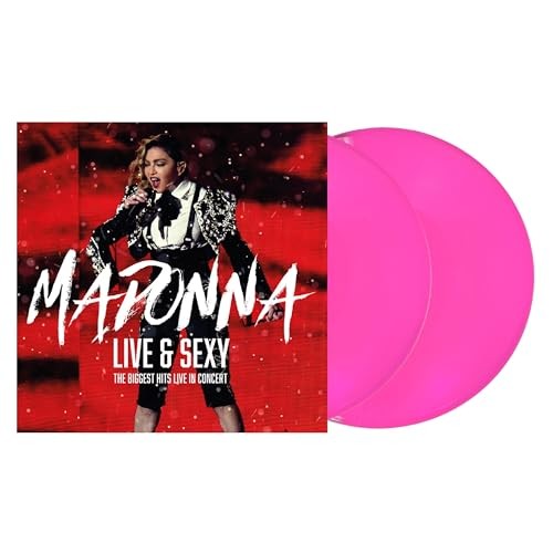 Madonna - Live Sexy Pink Vinyl 2LP - Vinyl Record Dlp - F600Z-image
