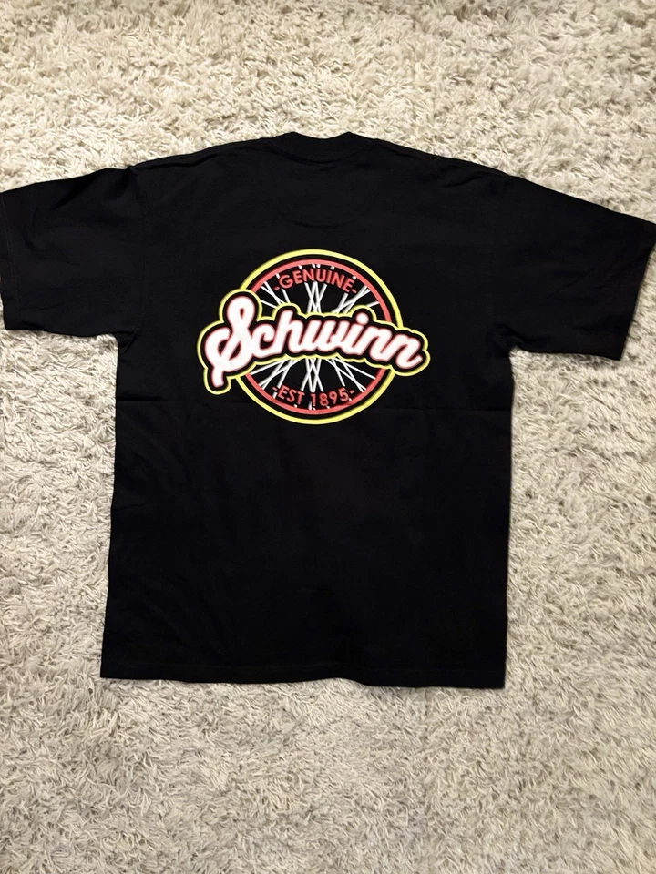 Hombre Schwinn Negro Pro Atlético Manga Corta Camiseta XL Foto 3 de 4