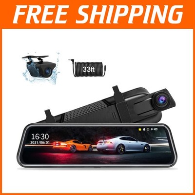 User-Friendly Interface Mirror Dash Cam Powerful Functions