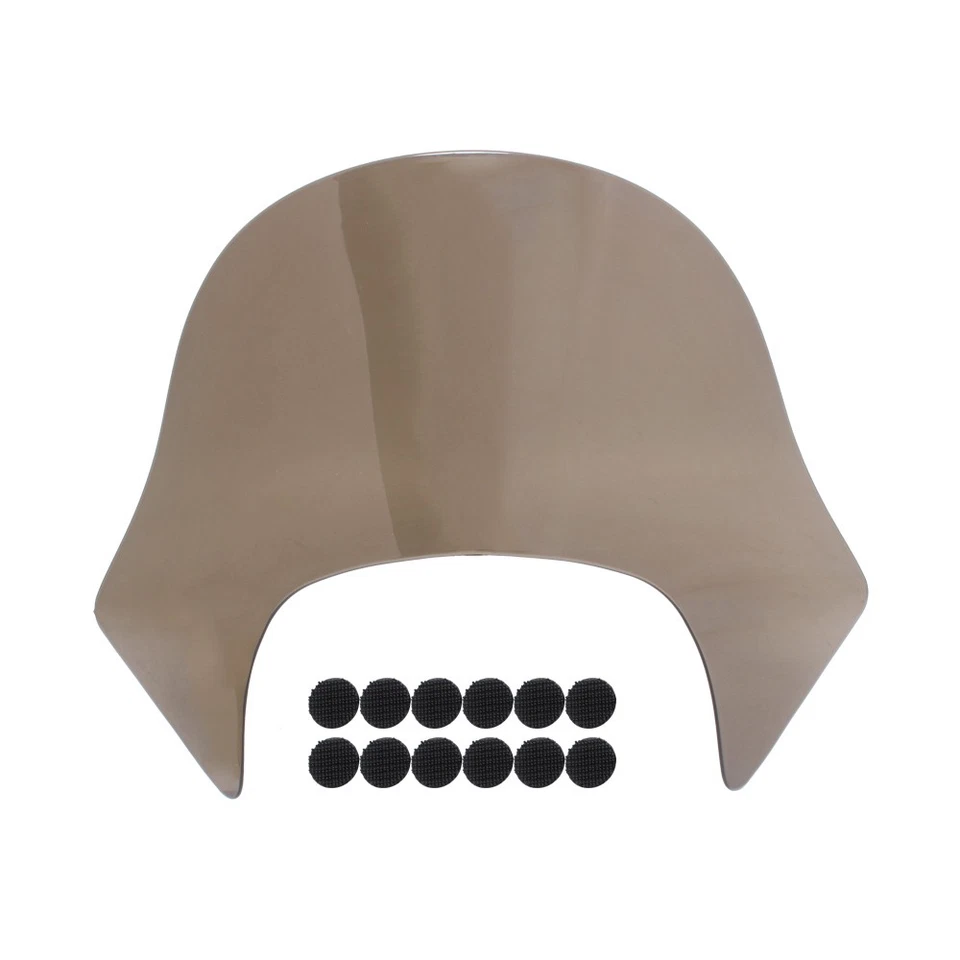 Parabrisas de labio marrón para Harley Davidson Softail Sportster XL Foto 2 de 4