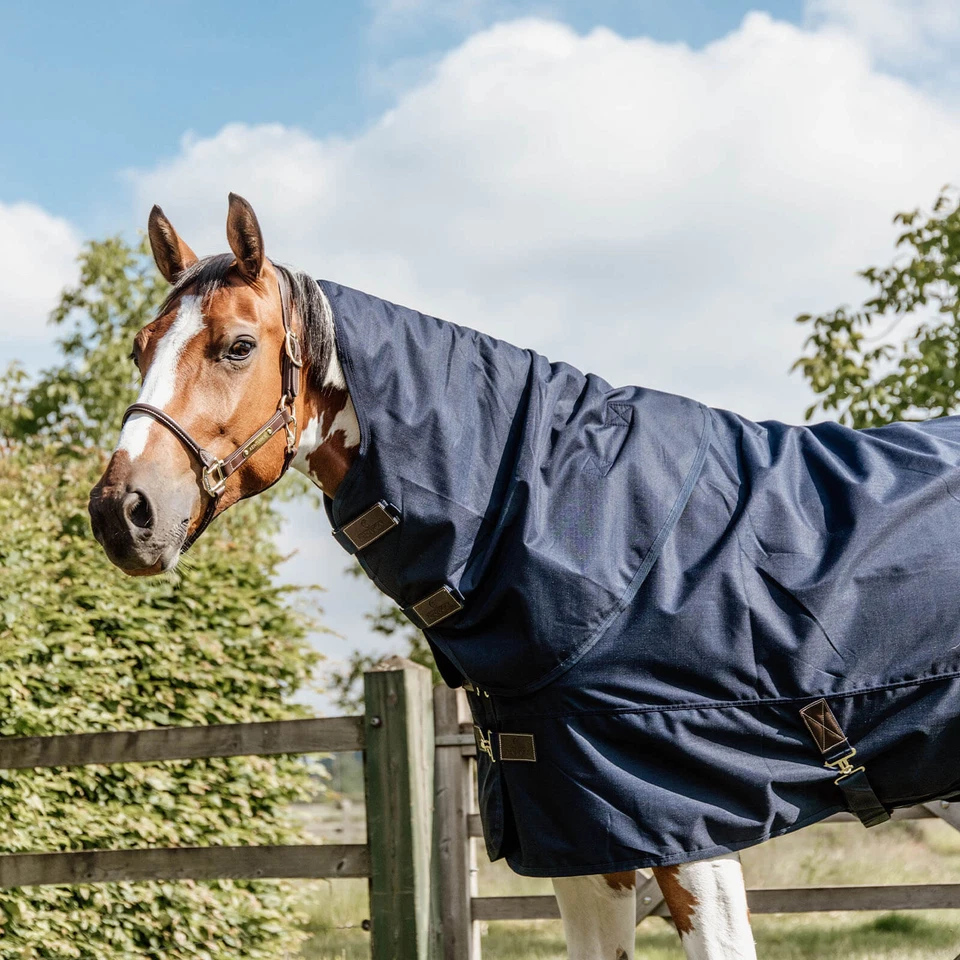 Kentucky Horsewear 145 Marine Outdoordecke 150g mit Halsteil All Weather - Bild 3 von 4