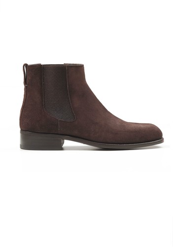 TOM FORD Wilson Brown Suede Chelsea Boots Shoes Size 8 UK / 9 U.S. New With Tags - Picture 3 of 4