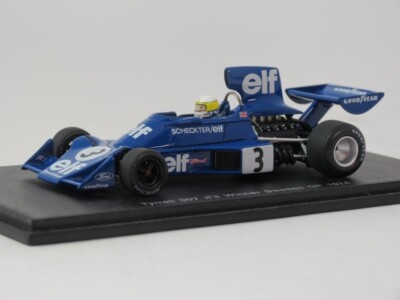 Spark Tyrrell Ford 007 #3 Jody Scheckter winner Sweden GP 1974 1/43 S1643