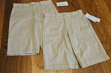School Uniform Shorts NWT Boys Size 12 2 Pairs Cat  Jack