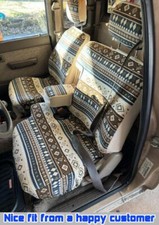 Truck Bench Seat Covers Aztec Boho Fits 95-00toyota Tacoma 60-40 Seats2hr