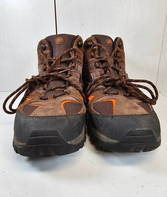Merrell Brown Phoenix Bluff Mid Waterproof Hiking Boots Shoes Mens Size 12 US s-l400.jpg main image 2