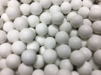PORCELAIN 8mm Round Balls-Shots Polishing Jewelry-Tumbling Media  4 pounds