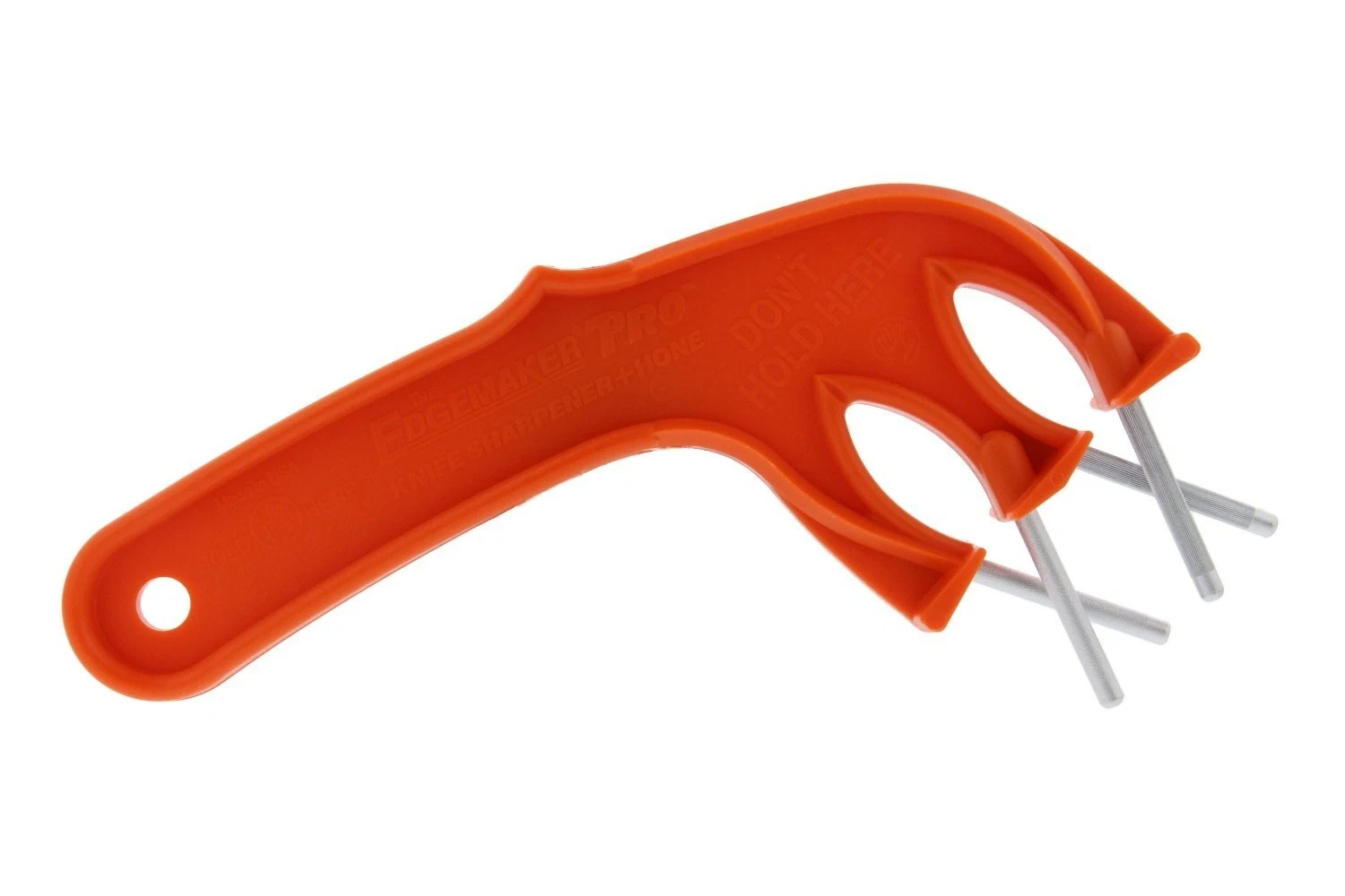 Professional Orange Knife Sharpener Edgemaker for Fast Easy Sharpening
