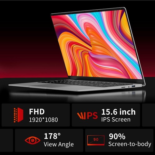 Pc portatile 15,6" Celeron N4000, Ram 8gb lpddr4, 256ssd, schermo FHD IPS - Foto 4 di 7