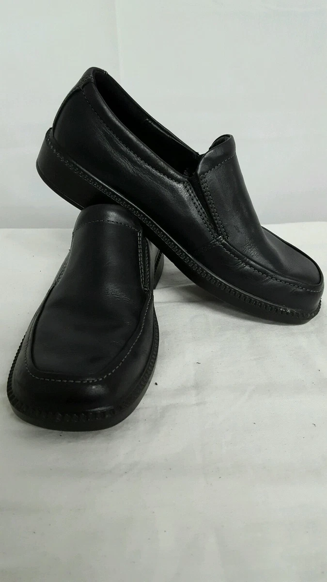 ECCO LITTLE KIDS JUNIOR ARLANDA SLIP ON SHOES LOAFER BLACK SIZE US 2.5 EUC! |