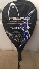 Head Ti.CRUSH II racquet with cover in very good shape Titanium Technology