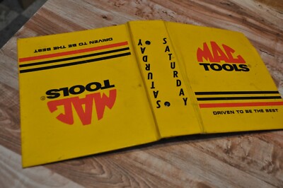 MAC Tools Franchise 1980's Customer Account Notebook Binder Type Thing VINTAGE