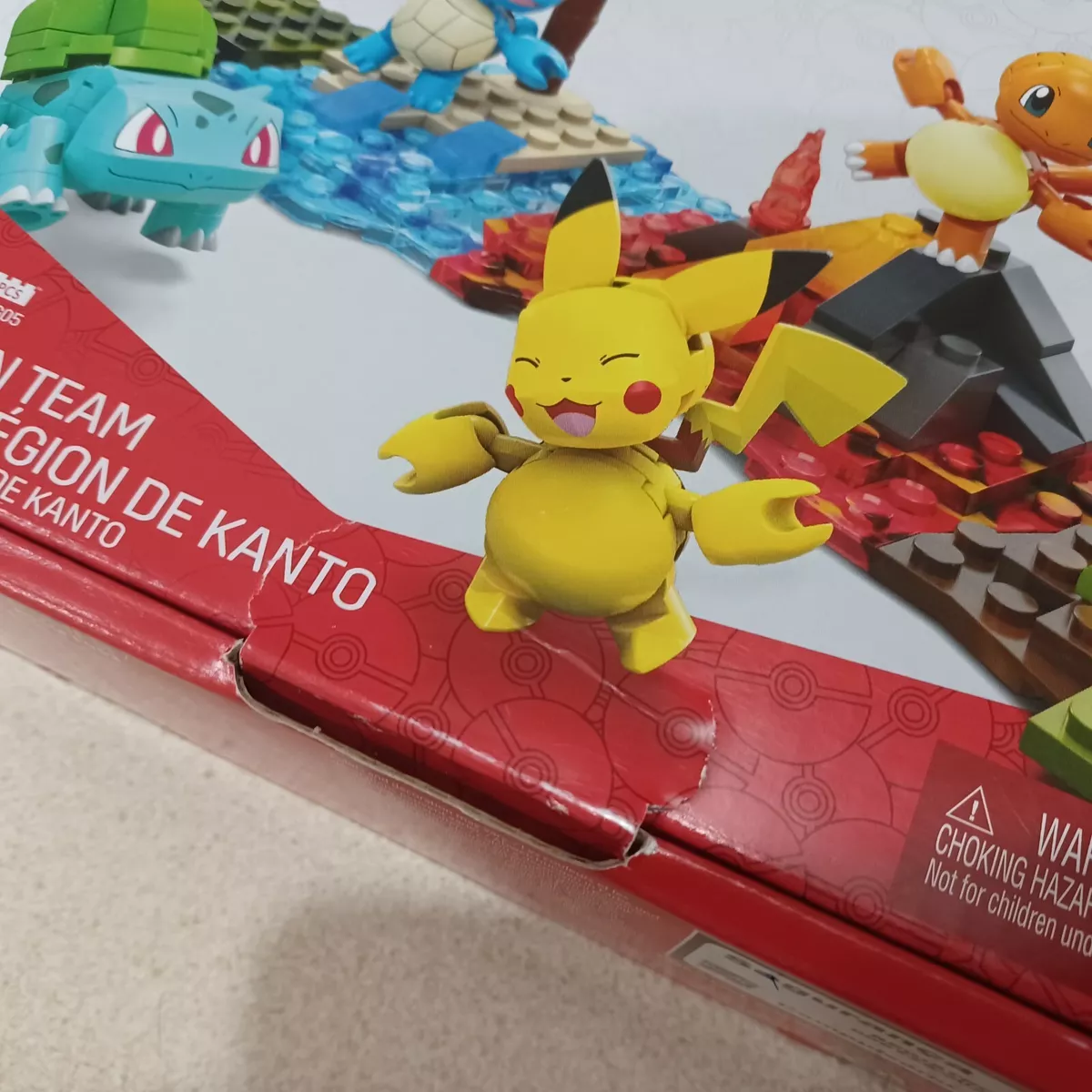 MEGA Pokemon Building Toy Kit Kanto Region Team with 4 Figures