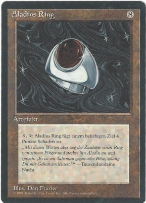 TCG MtG 243 FBB Deutsch Limitiert 3rd Aladins Ring / Aladdin's Ring