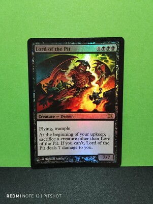 FOIL Lord of the Pit / Fürst der Unterwelt - MTG Magic