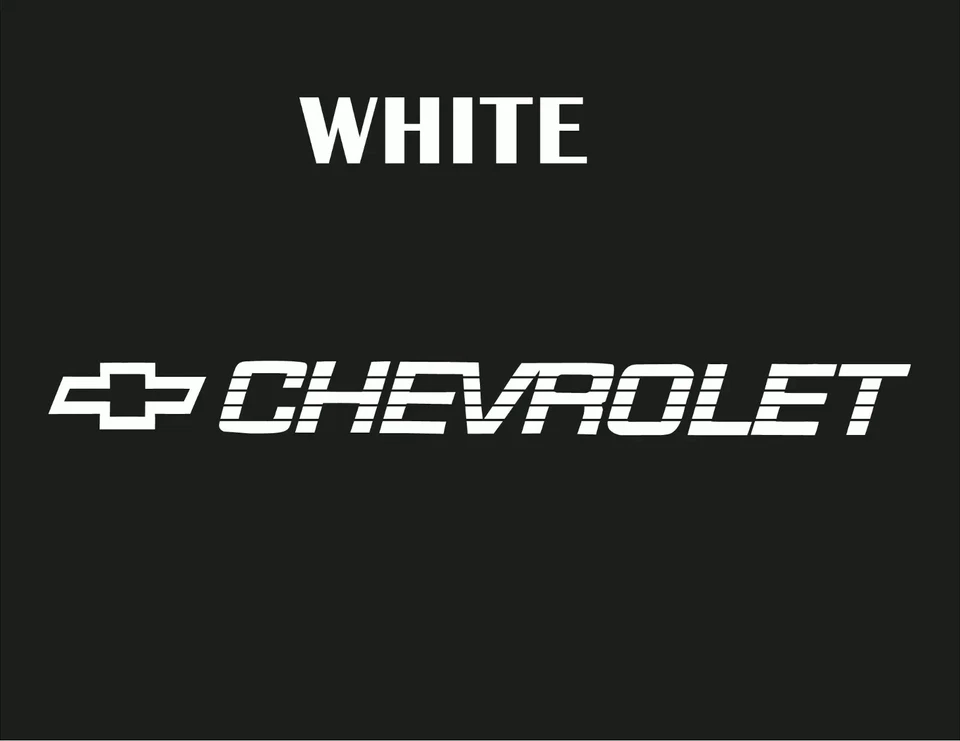 CHEVY Decals CHEVROLET Vinyl Sticker Silverado 1500 Bed Tailgate Letters 454 SS - Image 3 of 4