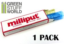 Milliput Yellow Grey Standard Milliput Epoxy Putty 4oz 113.4 g 
