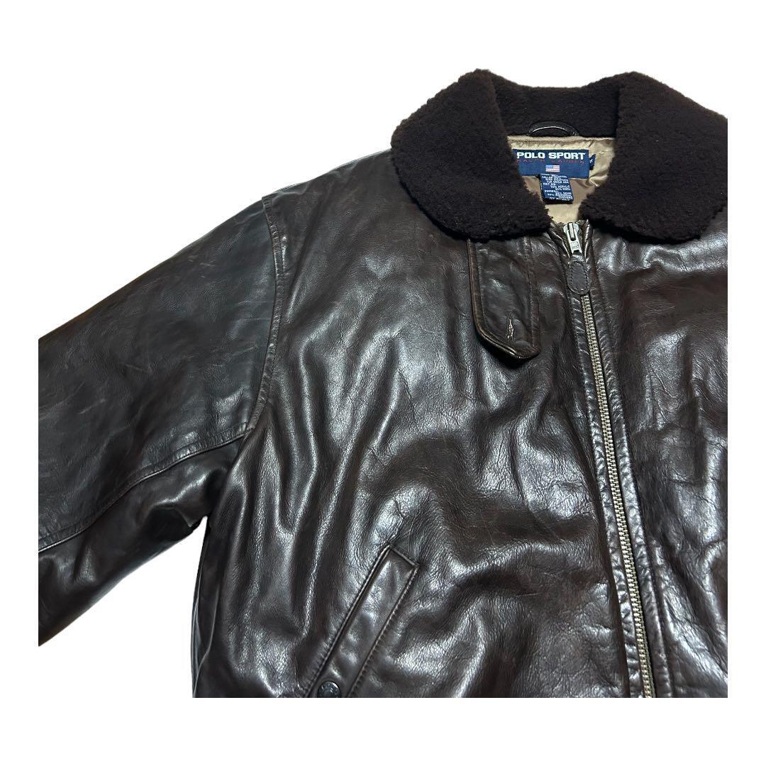 ジャケット・アウター 90s Polo Sport MA-1 flight jacket black