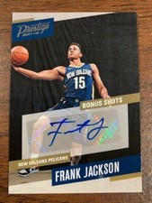 2017-18 Prestige Bonus Shots Signatures #60 Frank Jackson Pelicans Rookie Auto 