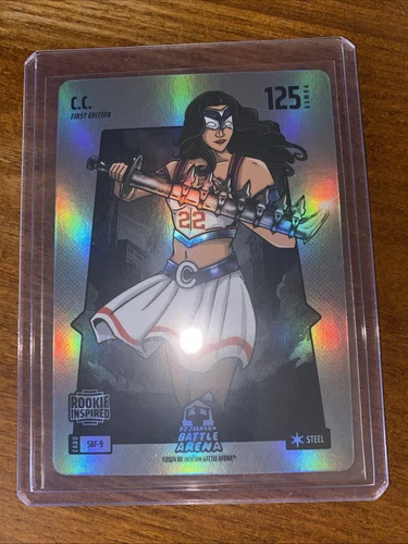 2024 Bo Jackson Battle Arena CC Caitlin Clark STEEL SILVER SBF-9 Battlefoil RC