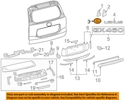 Lexus TOYOTA OEM 07-12 LS460 Grille Grill-Emblem Badge Nameplate 753110E020 | eBay