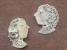ARTESIAN Ethnic  Woman's  Earrings Pierced ~ 925 Sterling  One of a Kind — photo 6