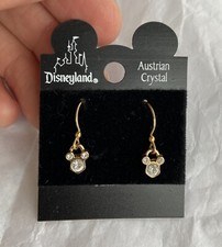 Disney Mickey Icon Mouse Ears Shaped Earrings Austrian Crystal