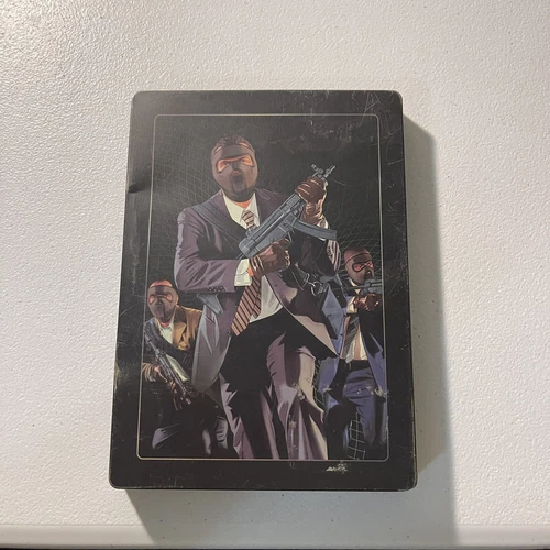 Grand Theft Auto V (Xbox 360, 2013) Steelbook & Manual Only! (No Game)