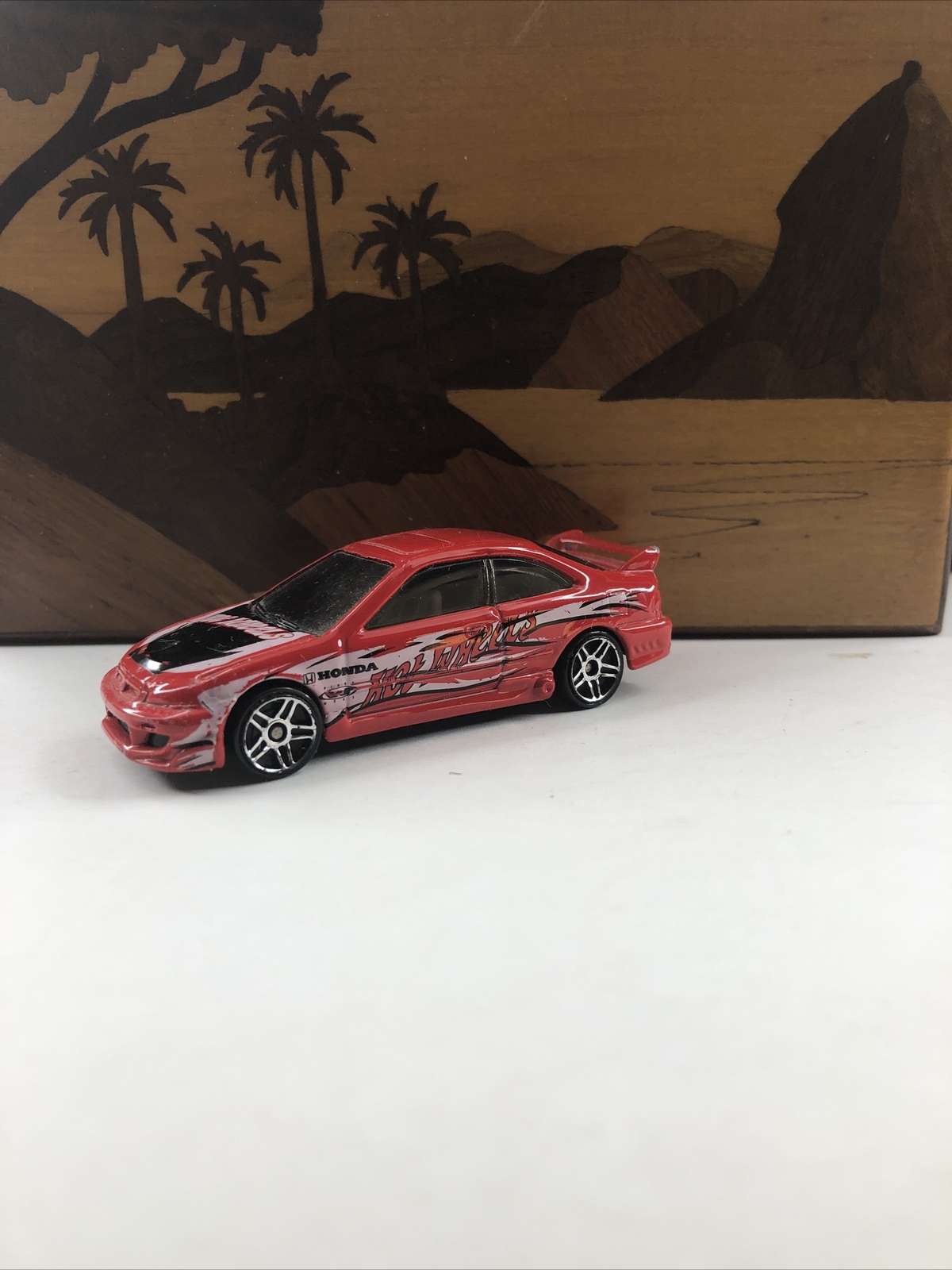 2001 Hot Wheels Honda Civic SI First Edition 027 Red Carolina HQ