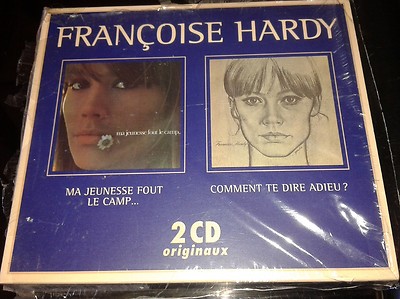 FRANCOISE HARDY COFFRET 2 CD MA JEUNESSE FOUT LE CAMP/COMMENT TE DIRE ADIEU