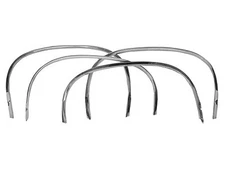 1968-69 Pontiac GTO Wheel Opening Moldings Set New