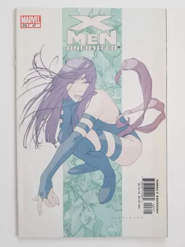 X-Men Unlimited #47 (2003 Marvel Comics) FN- Joshua Middleton Psylocke Cover