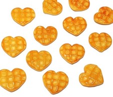 100 Dollhouse Miniature Waffles  Doll Mini Breakfast Food Set Wholesale Lot