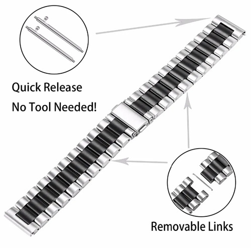 New Wholesale Stainless Steel 23 mm Watch Band Replacement BEM6Q002P_K0028137 main image 1
