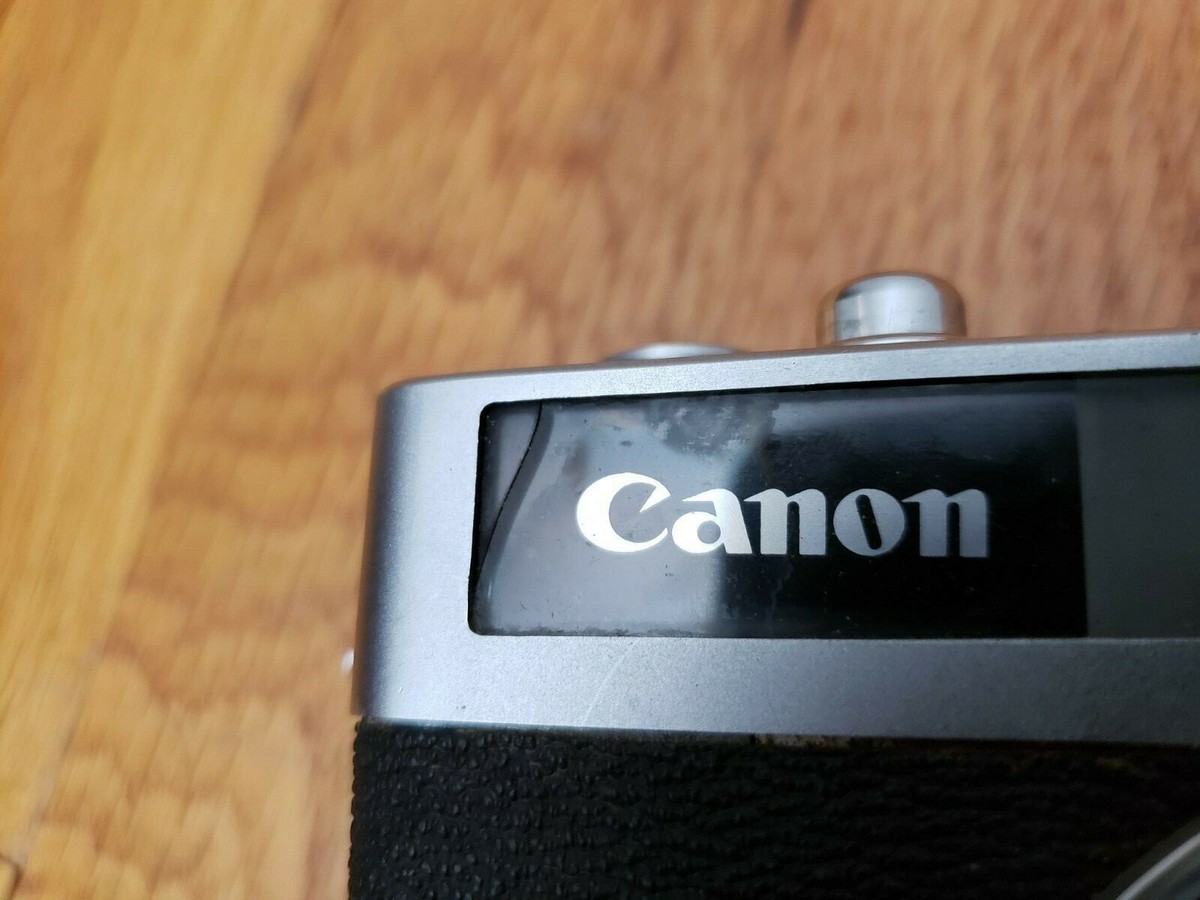 Canon Canonet Junior Vintage Film Camera With Case UK