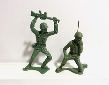 Vintage 60's Tim Mee Toys American Toy Soldiers WWII 5" Tall Jumbo