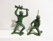 Vintage 60's Tim Mee Toys American Toy Soldiers WWII  5" Tall Jumbo