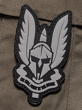 Großes PVC 3D Klett-Abzeichen Patch Emblem „SPARTAN“ AIRSOFT BW US-ARMY