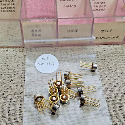National Semiconductor LM111H Voltage Comparator/ Gold/  Mil. Spec./(1 item)