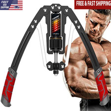 Adjustable 22-440lbs Hydraulic Power Arm Exerciser Home Fitness Equipment New